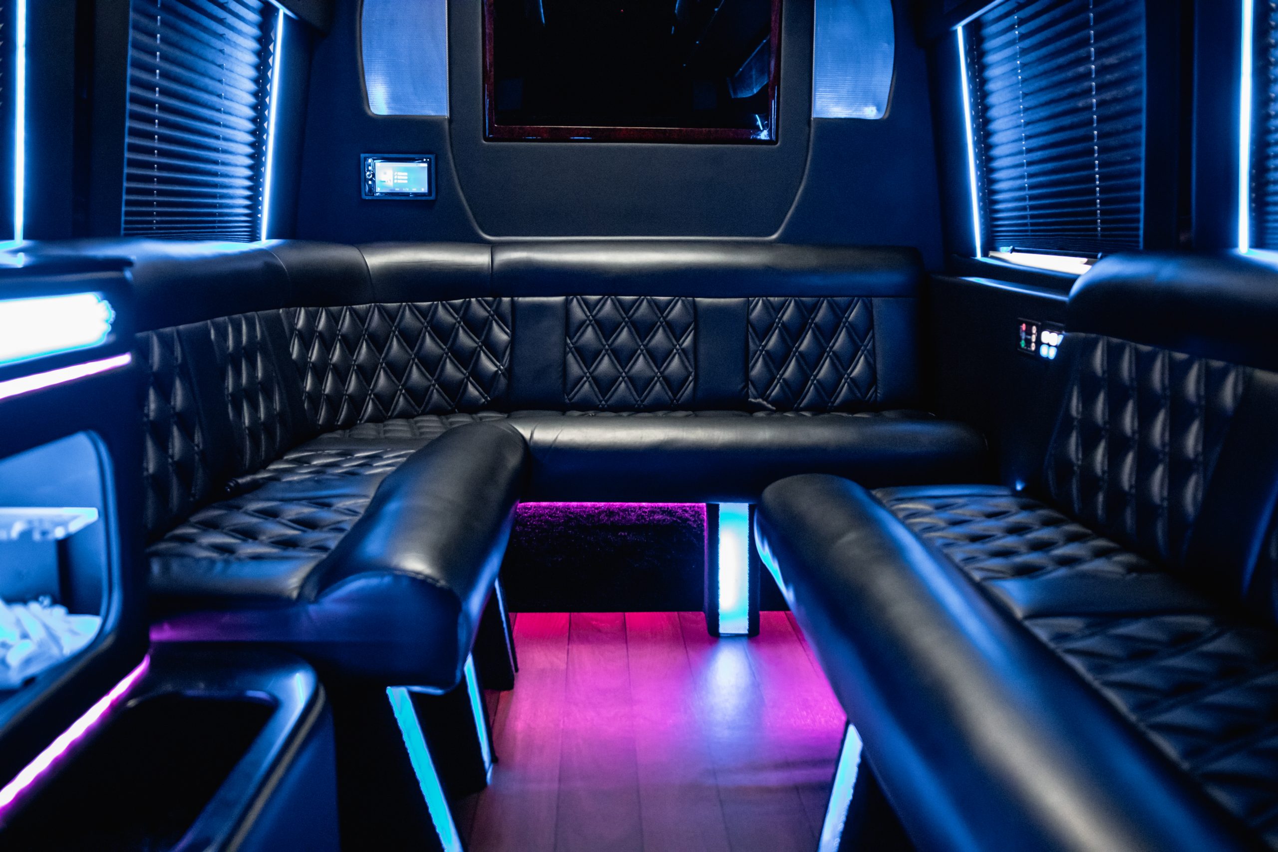 Avant Garde Limousines & Coach Transit Sprinter Limo Inside Picture