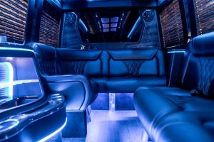 Mercedes Sprinter Limo interior seats