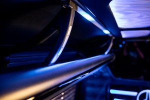 Mercedes Sprinter Limo interior close-up